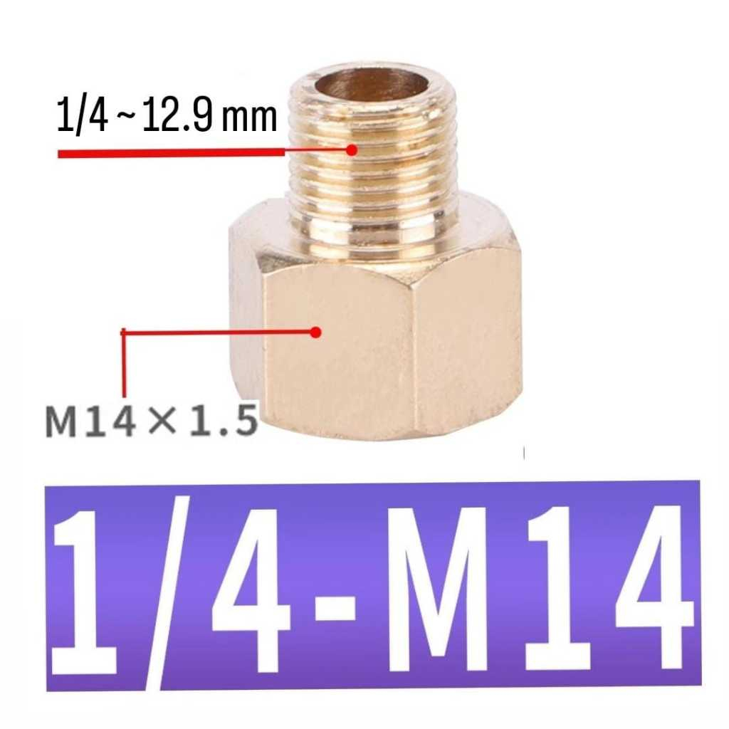 Nepel Sambungan Kran Nosel jet Cleaner Lakoni Laguna  1/4 x M14