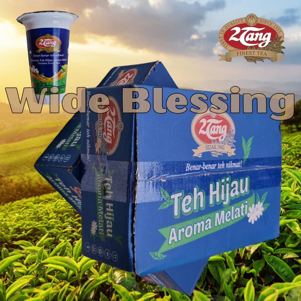 

Isi 24 Gelas | Teh 2 Tang Kemasan Gelas 160ML Super Premium Teh Hijau Aroma Melati | Minuman Kemasan Segar Nikmat