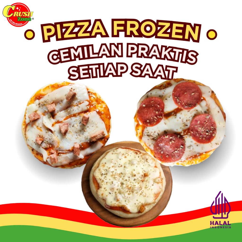 PIZZA FROZEN MOZARELLA AYAM/DAGING/PEPPERONI