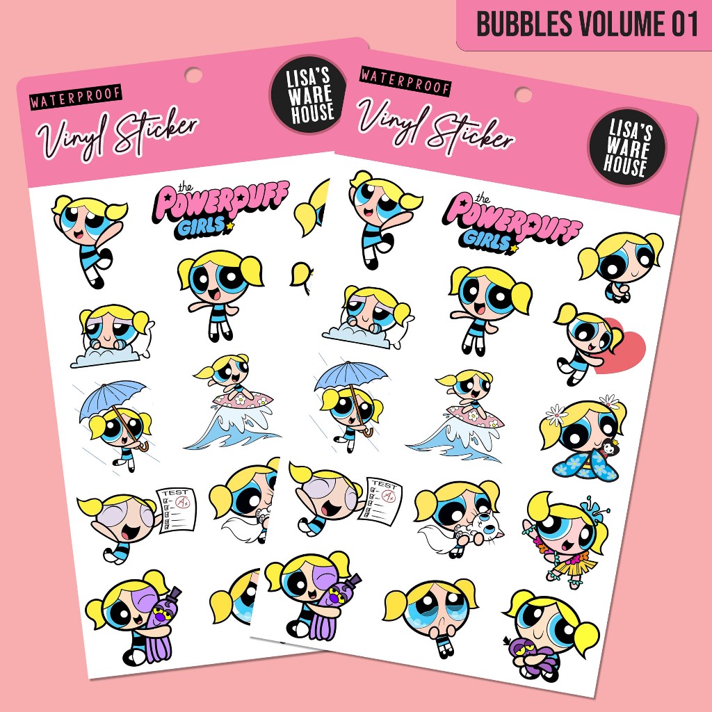 

Sticker Vinyl Powerpuff Girl Bubbles Volume 01