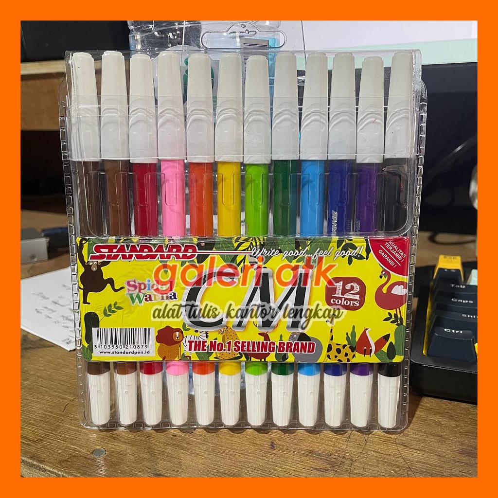 

SPIDOL WARNA (12 WARNA) | STANDARD | CAT AIR