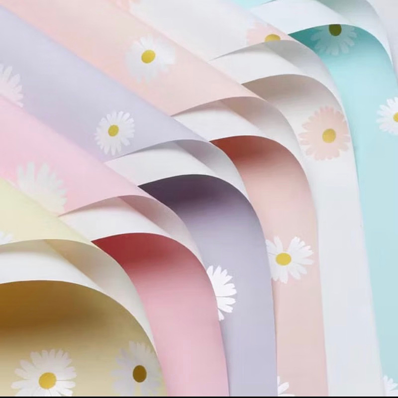

KB066 Kertas Cellophane Buket Bunga Daisy Flower Wrapping Paper Florist Kertas GQM