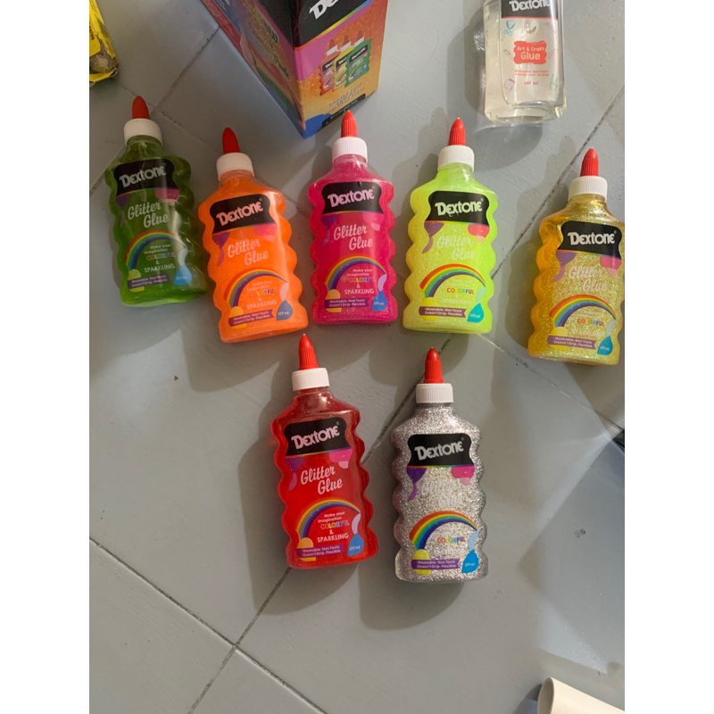 

DEXTONE GLITTER GLUE LEM KERTAS