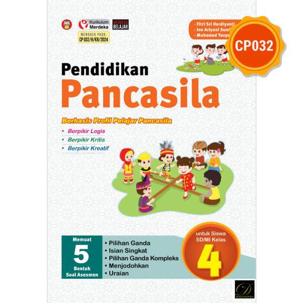 Buku Pendidikan Pancasila/PKn SD/MI Kelas 4 Kurikulum Merdeka CP 032