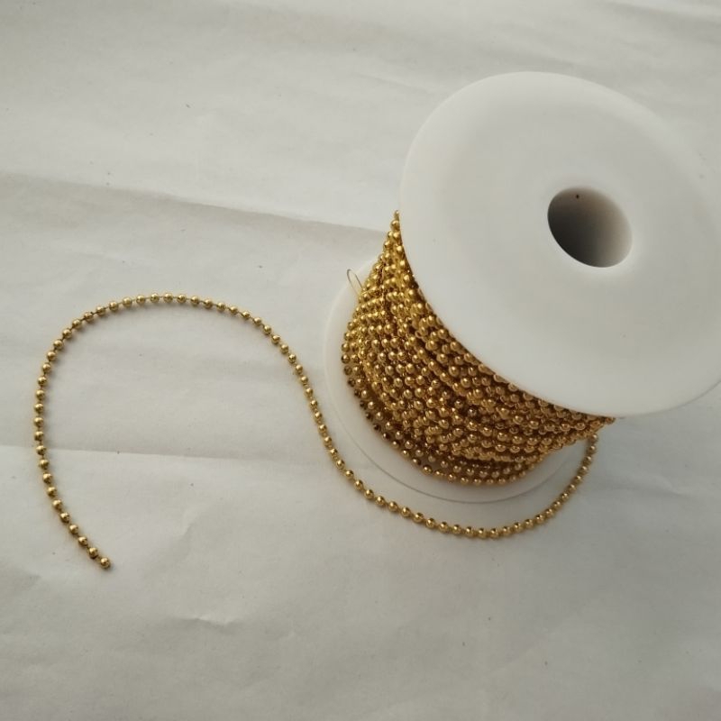 Mote Lada Renteng Gold 3mm Per Meter