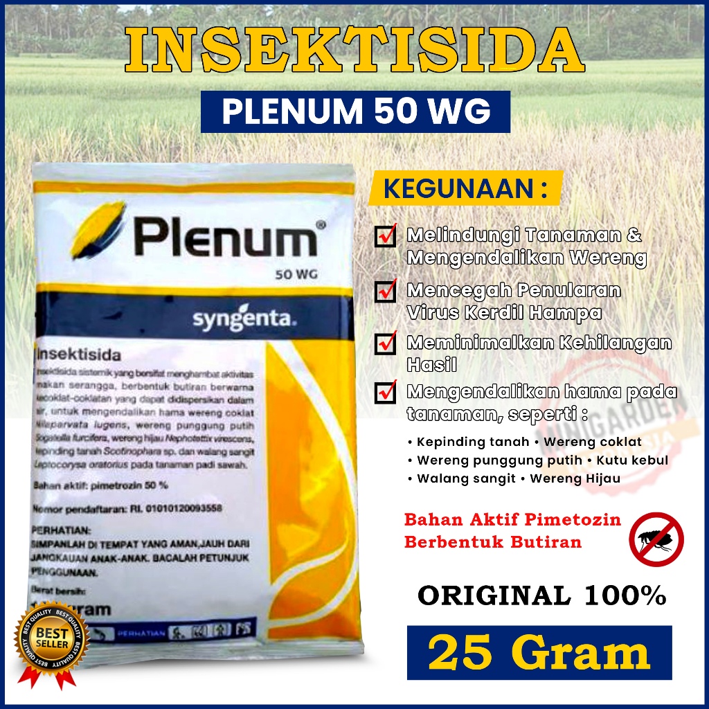 PLENUM 50 WG 25 GRAM insektisida obat pengendali hama serangga wereng