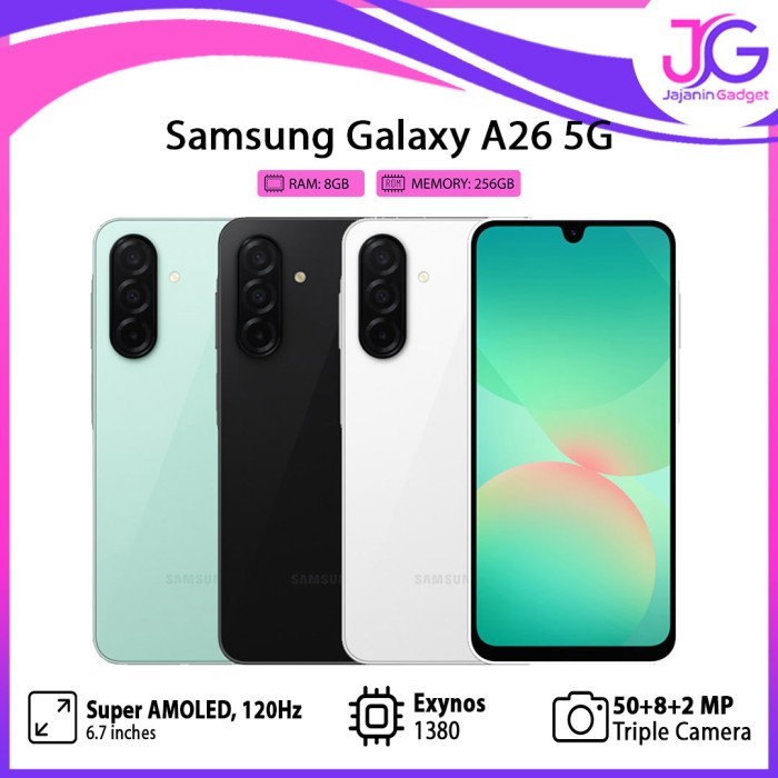 Samsung A26 5G 8/256GB Garansi Resmi Indonesia