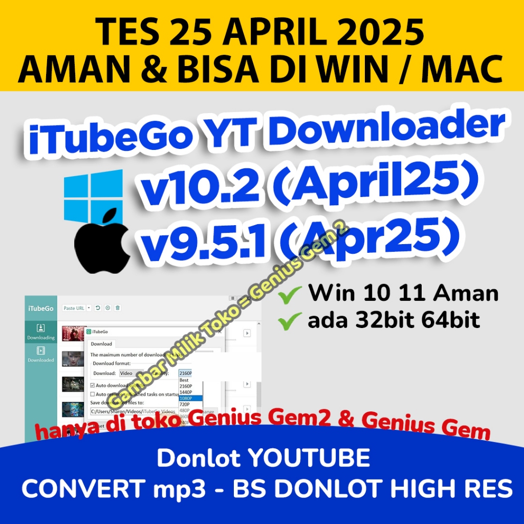 iTubeGo Youtube Downloader Genius Gem