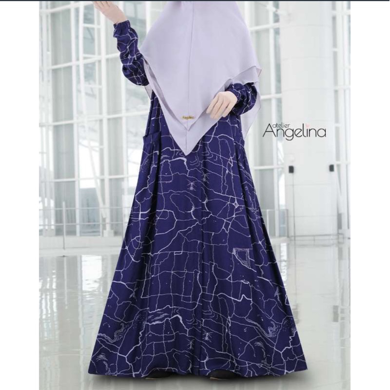 Atelier Angelina Angel Mendunia Celine dan Little Celine - Midnight Purple