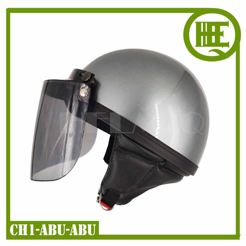 CH1 Helm Motor Helm Vespa Helm Dewasa Helm Sepet gratis kaca datar