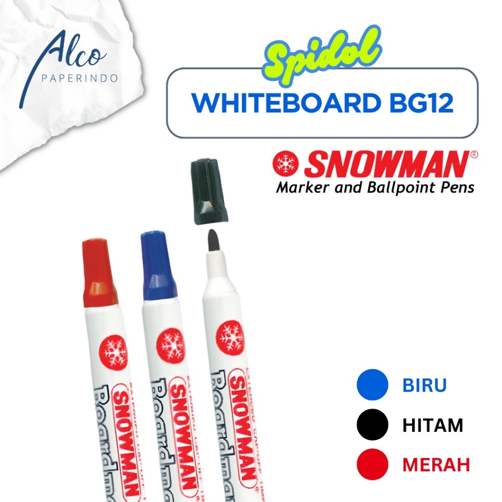 

Spidol Snowman Whiteboard BG 12