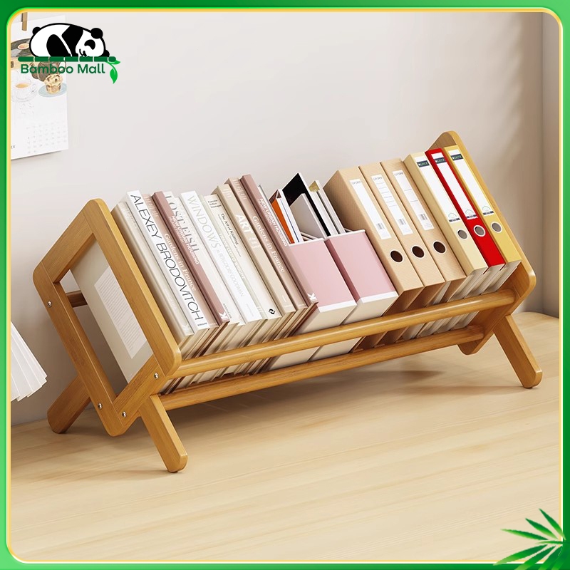 Rak Buku Meja Kayu Rak Meja Rak Organizer Buku Rak Penyimpanan Rapi Buku Minimalis