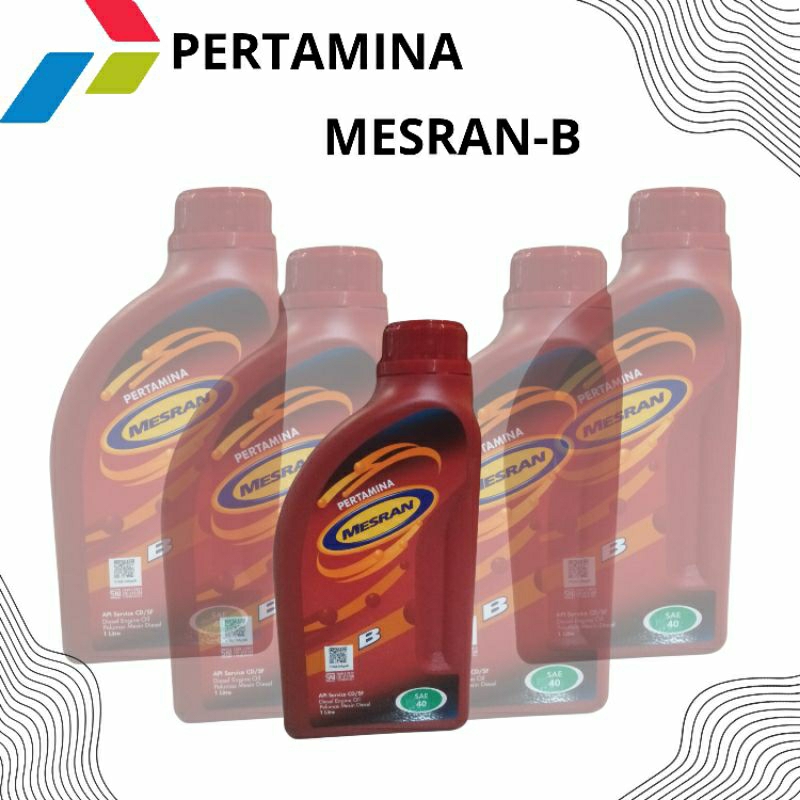 OLI MESRAN (B) PELUMAS MESIN DIESEL 1LITER SAE 40