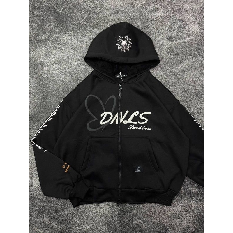 Hoodie Dandelions Doubel Zipper ykk