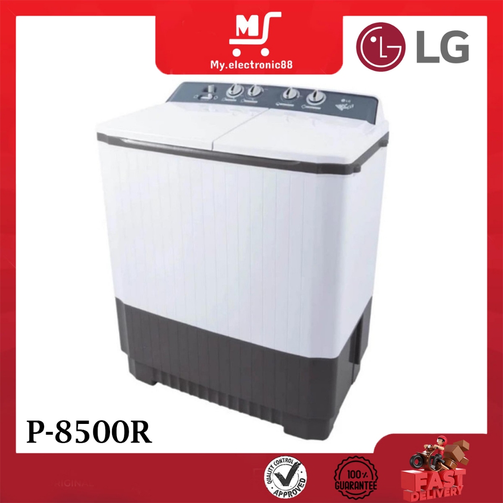 LG Mesin Cuci  2 tabung 8,5 kg P-8500R