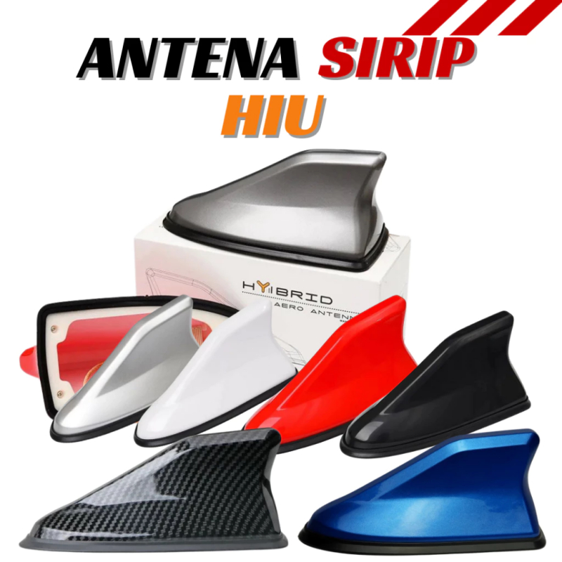 Antena-Sirip-Hiu-Hybrid-JS-Racing-Shark-Fin-Antena,Untuk Semua Tipe Mobil