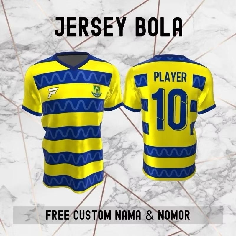 Jersey Persita Tanggerang FC Gratis Request Nick Name 5XL baju bola