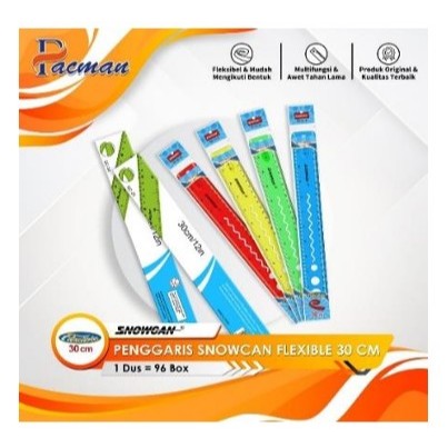 

Penggaris Snowcan 30cm | Penggaris Fleksibel | Penggaris Fancy