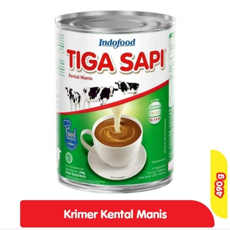 

Susu tiga sapi 490gr