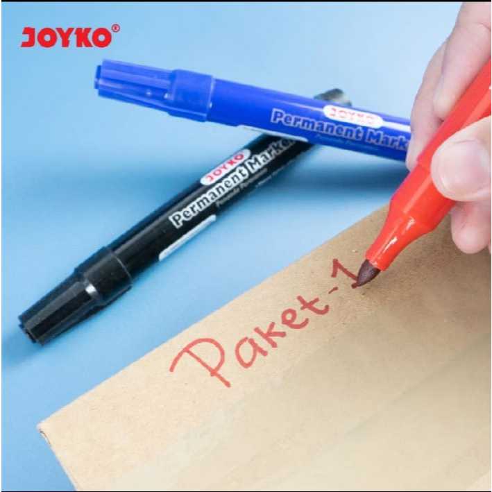 

(1 Pcs) Spidol Permanent Marker Joyko (Hitam(PM-34), Biru(PM-35), Merah(PM-36))