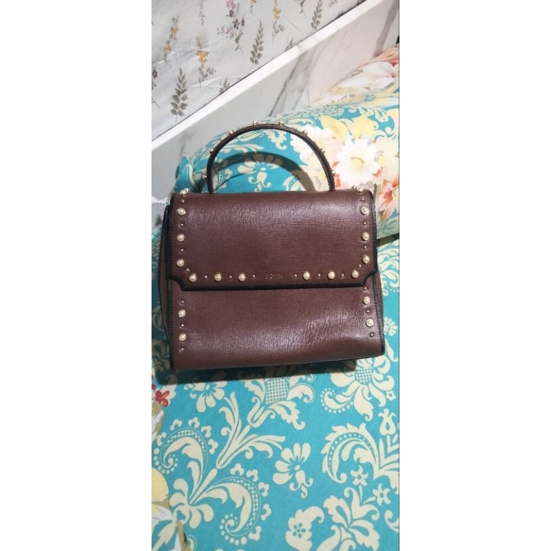 TAS BONIA ORIGINAL PRELOVED...SLING BAG MUTIARA