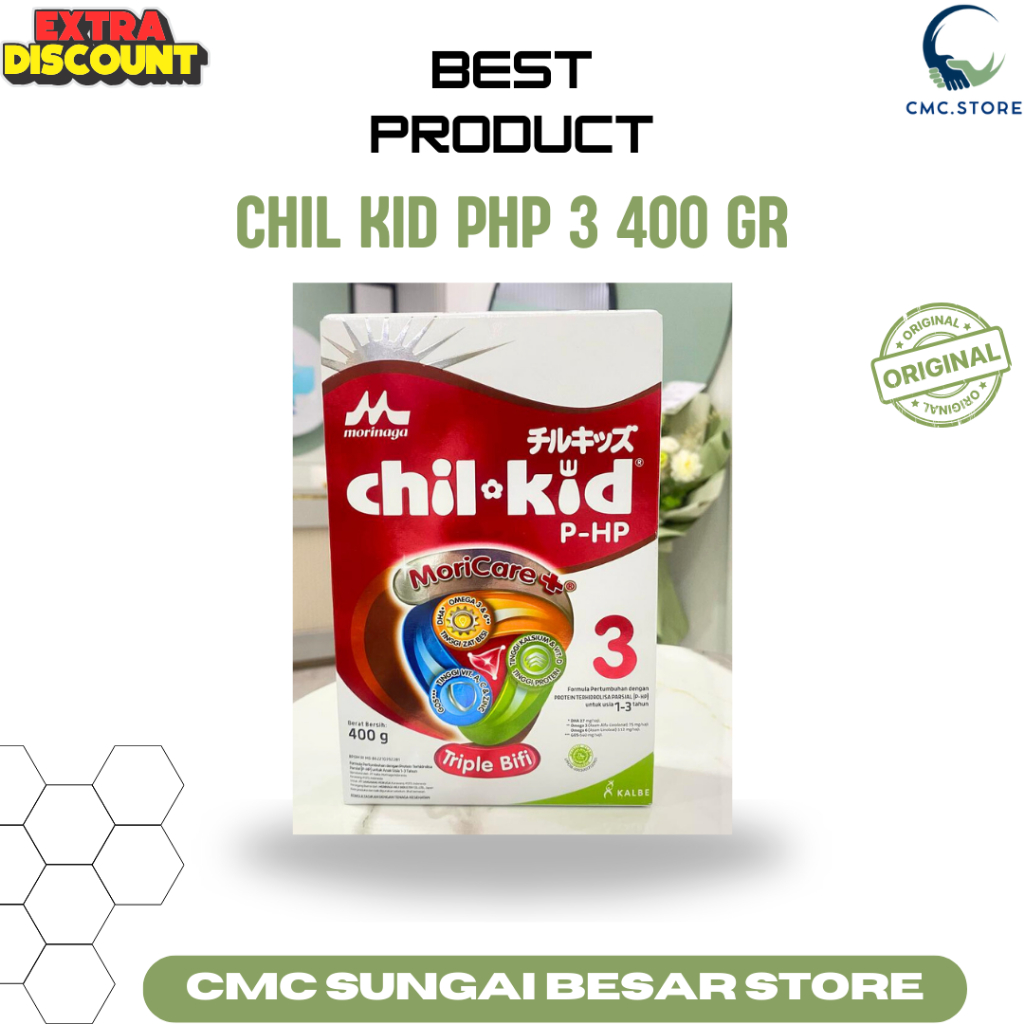 

Morinaga Chil Kid PHP 400 Gr - Susu Pertumbuhan Anak 1-3 Tahun