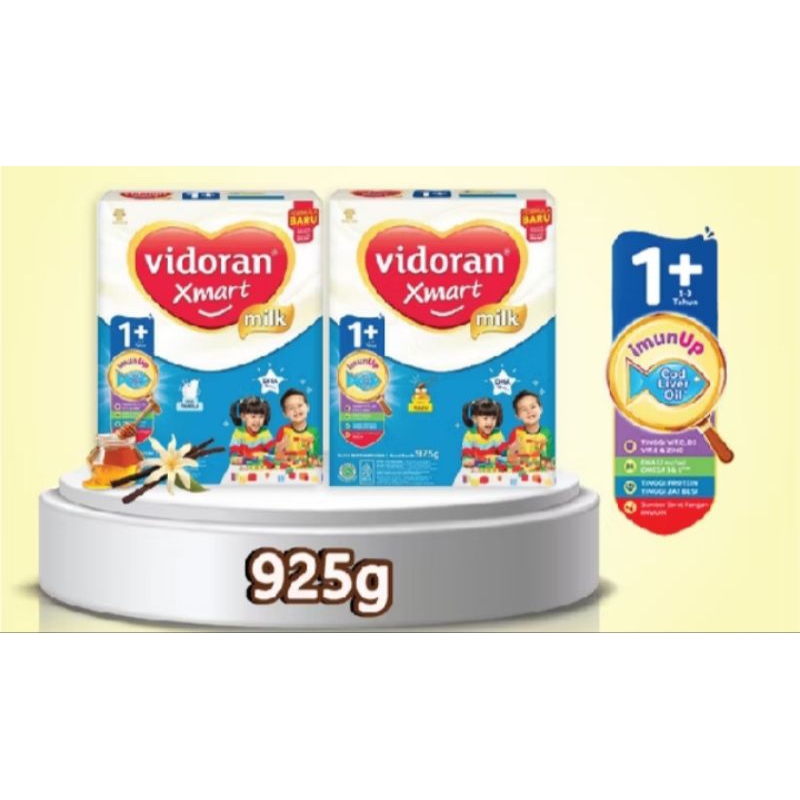 

Susu Pertumbuhan vidoran smart 1-3 th Varian Rasa vanila, madu 925gr