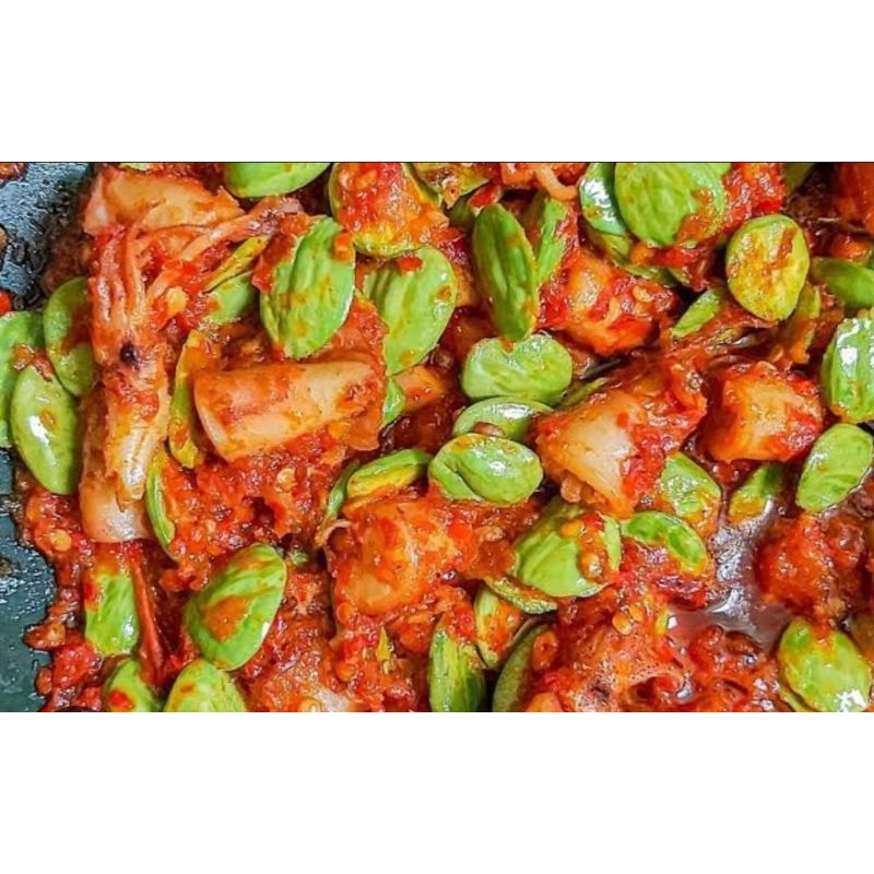 

sambal cumi pete pedas
