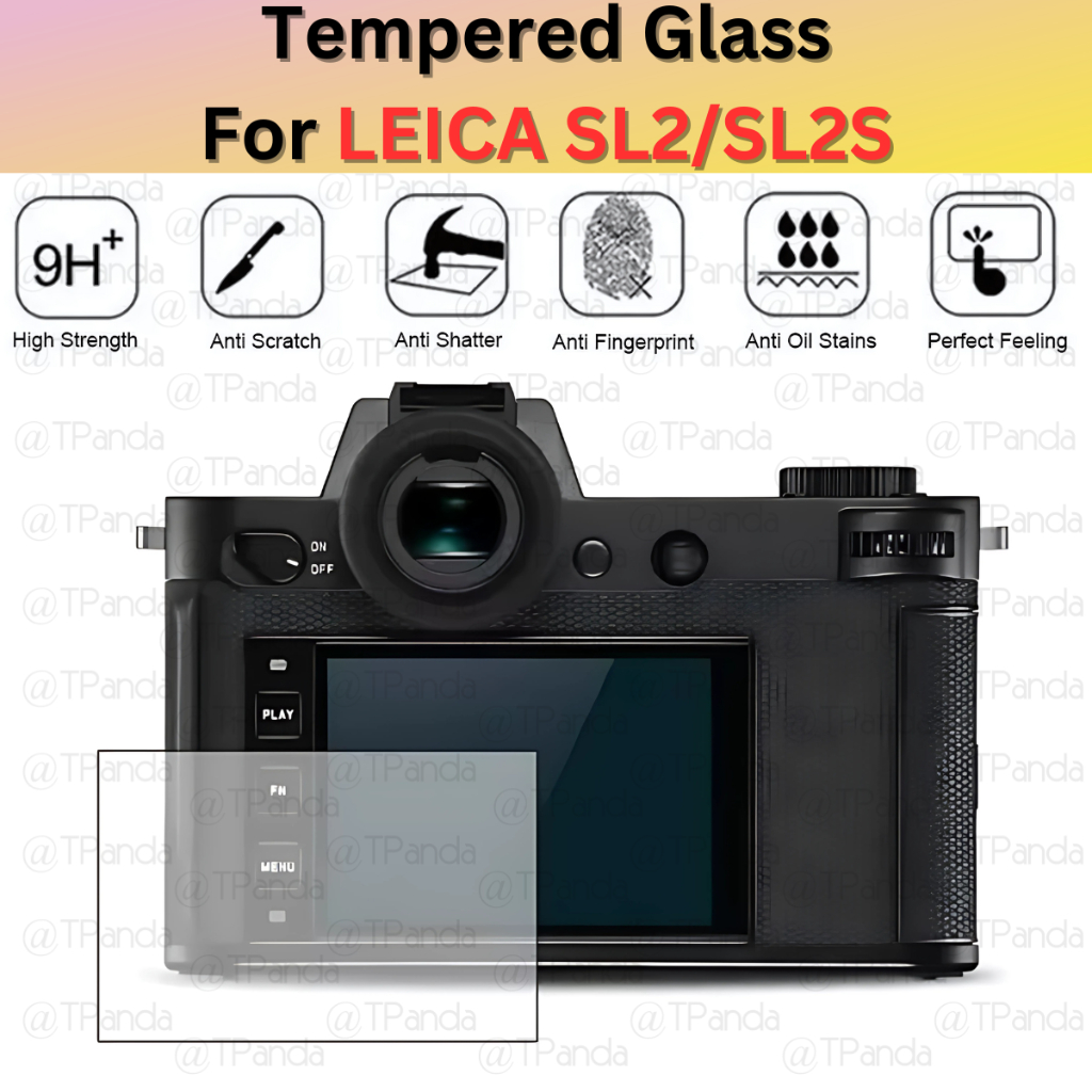 Pelindung Layar LEICA SL2 SL2S Tempered Glass Screen Protector Camera Anti Gores LCD Kamera SL-2 SL-
