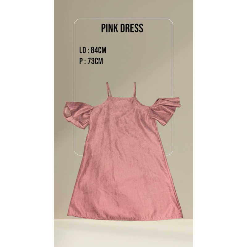 preloved pink dress