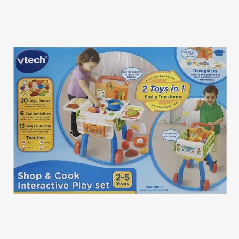 VTech 2 in 1 Shop and Cook Playset
