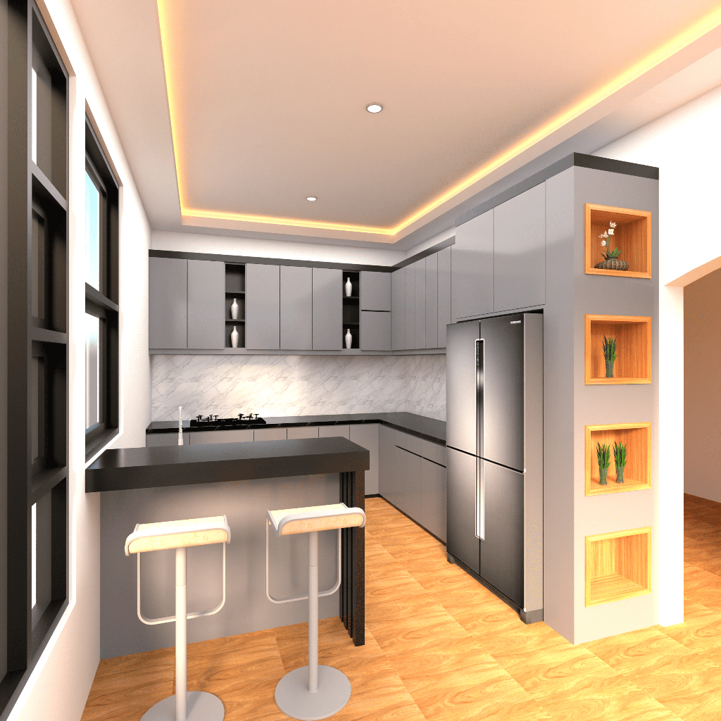 KITCHEN SET / FURNITURE COSTUM / FURNITURE KAYU HPL