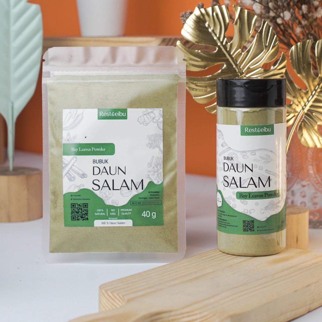 

RESTOEIBU Daun Salam Bubuk - Bay Leaves Powder Bumbu Dapur Rempah