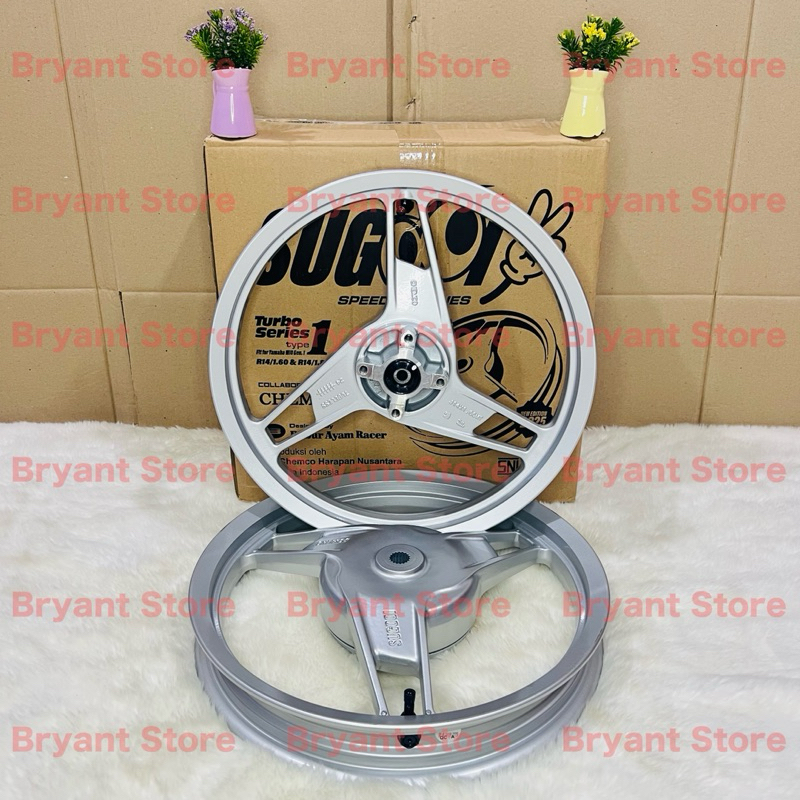 VELG CHEMCO RACING ORIGINAL SUGOOI TURBO STYLE 01 160x14 185x14 VARIO 110 125 150 160 ABS CBS BEAT S