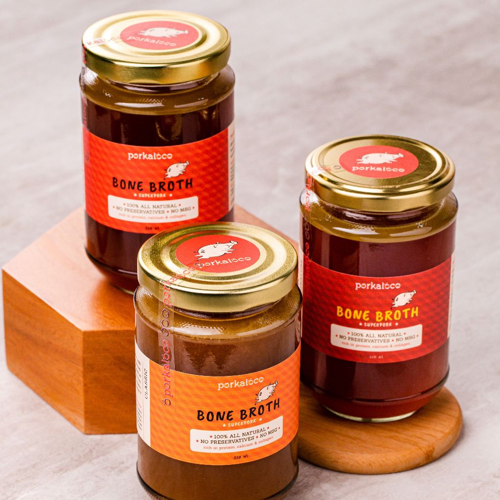 

Artisan PORK (French Consomme) MARROW Bone Broth - Kaldu Tulang Premium Babi (Premium Homemade, Ciakpo)