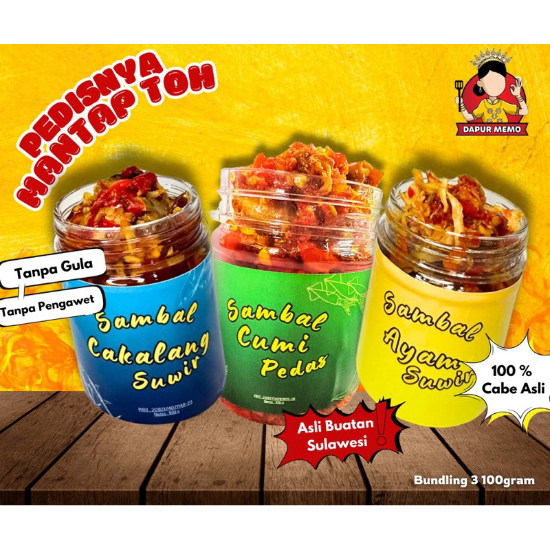 

BUNDLING 3 100g( CUMI, AYAM, PETAI )