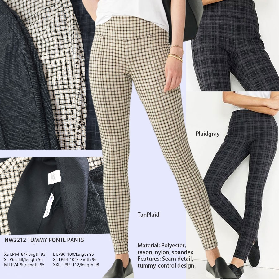 NW 2212 TUMMY PONTE PANTS Celana Panjang Wanita Branded