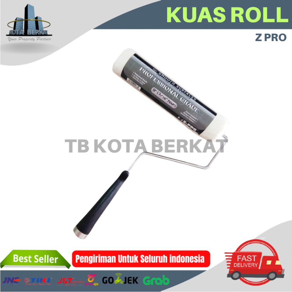 KUAS ROLL BESAR / KUAS ROLL 9 INCH / KUAS ROLL CAT