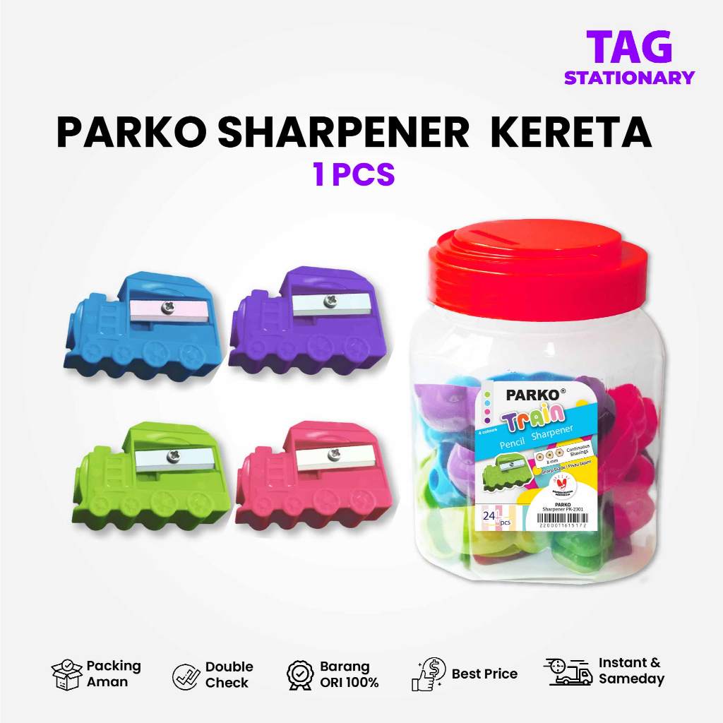 

Rautan Pensil Serutan Sharpener Kereta (PCS) Parko / Rautan Pensil Timur Agung