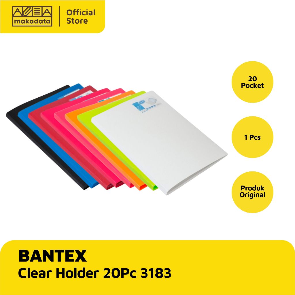

DOKUMEN KEEPER | CLEAR HOLDER BANTEX F4 ISI 20 POKET 3183-09 MURAH