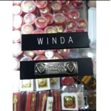 

Papan Nama | Name tag | Nama dada Hitam Doft