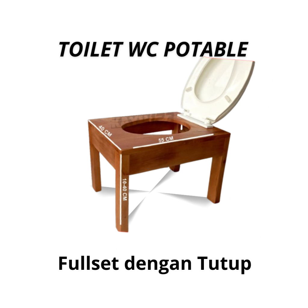 WC Duduk Portable Toilet Duduk Lansia Ibu Hamil original