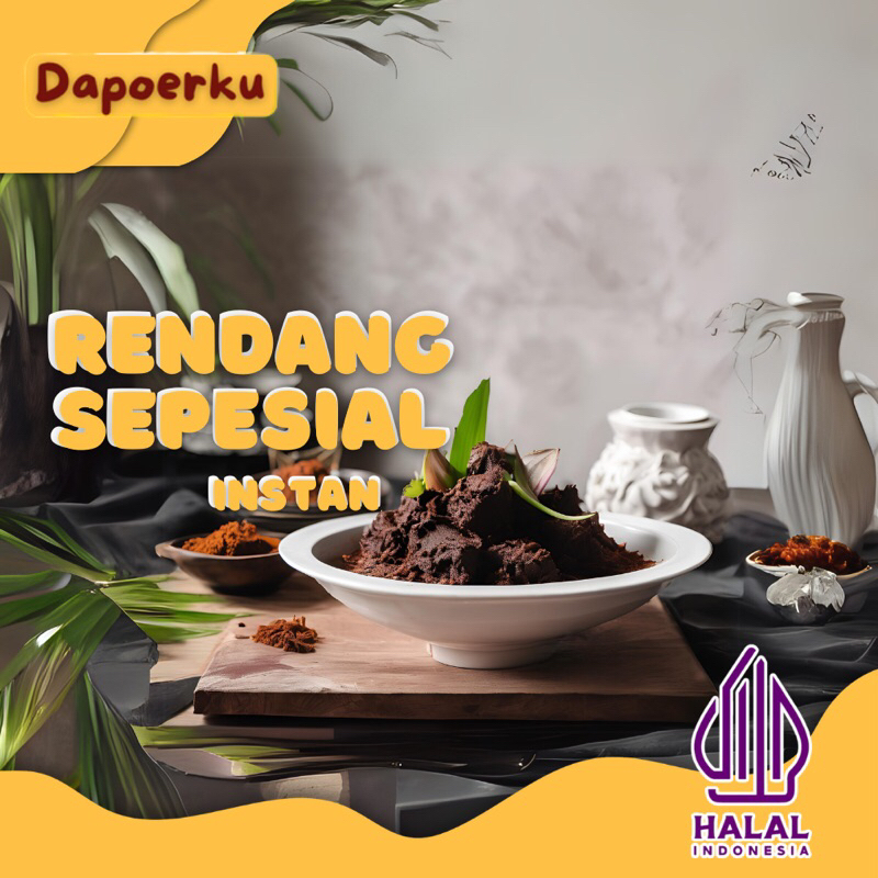 

Rendang instan spesial praktis - 200 gram - enak