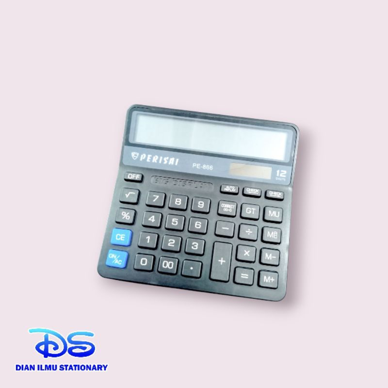 

kalkulator 12 digits perisai PE-866