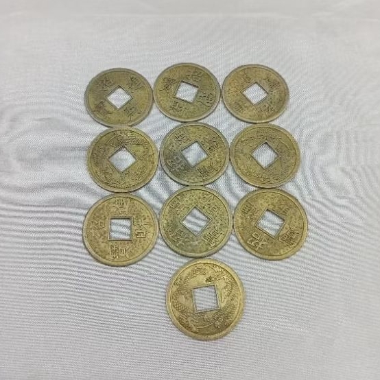 Koin Cina Warna Atg/Koin Cina Replika/Aksesoris Koin