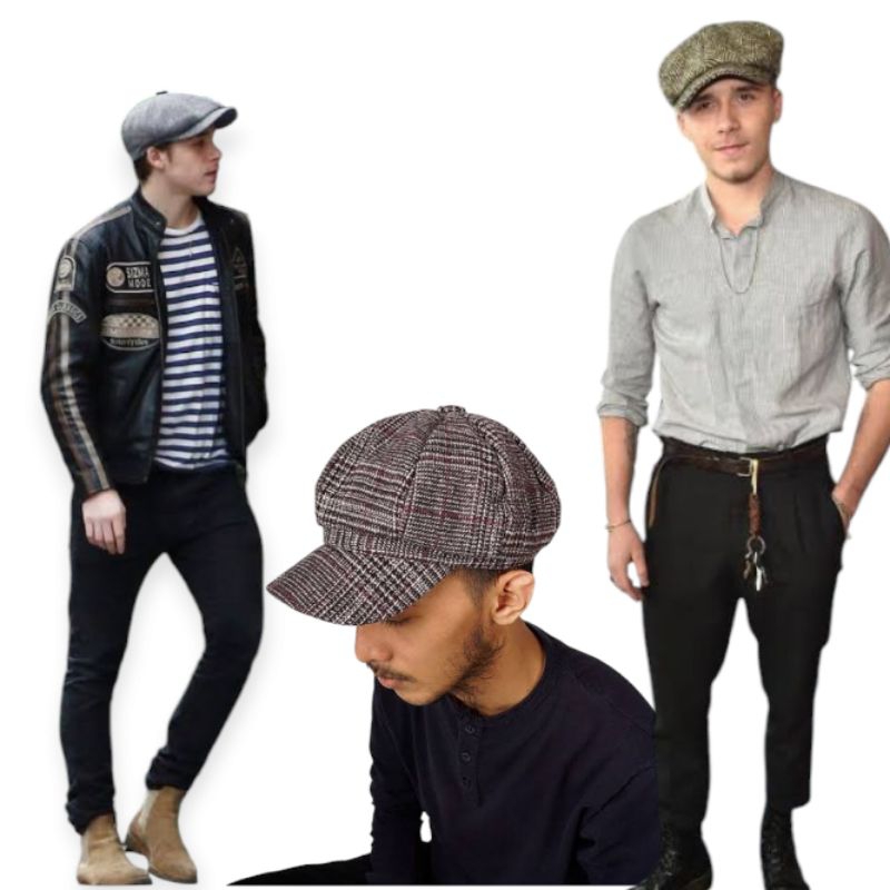 Topi Apolo Newsboy Topi Pelukis Topi Klasic