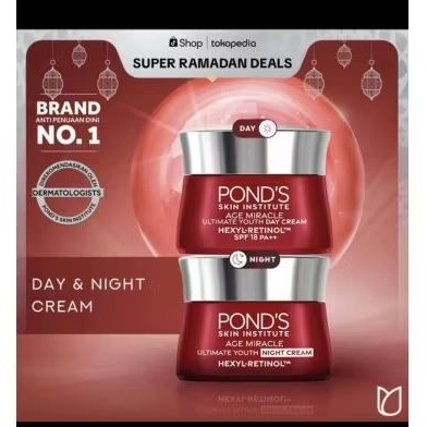Ponds age miracle paket night dan day 9gr