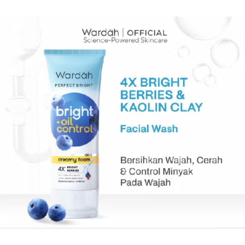 Wardah Perfect Bright Facial Foam .