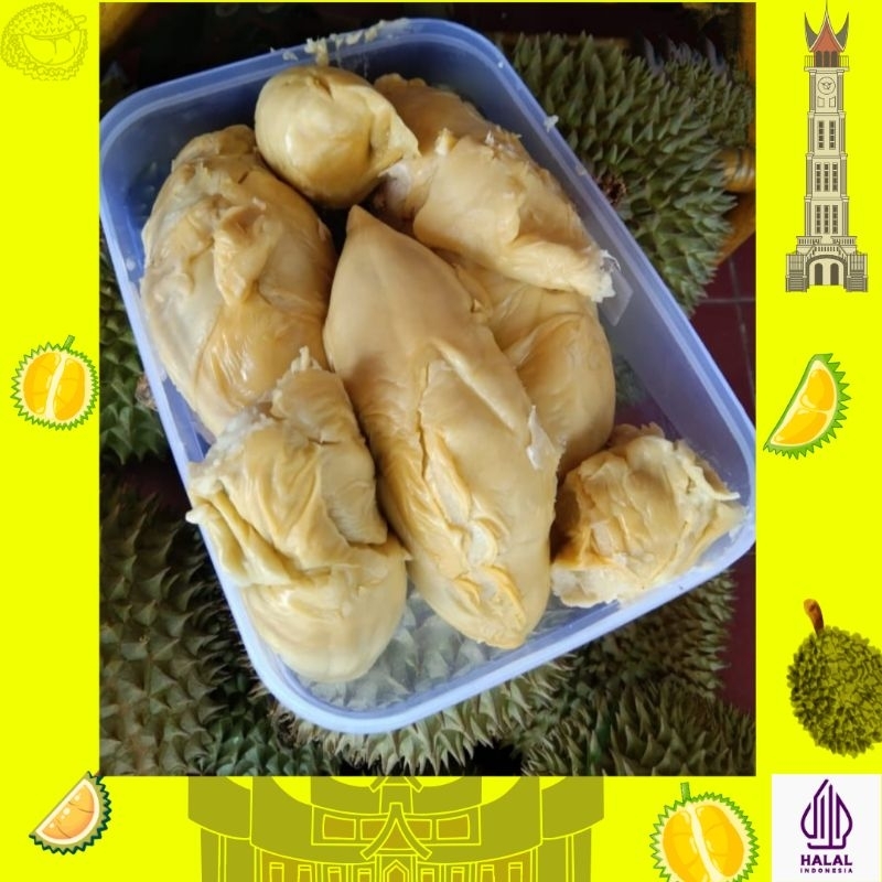 

DURPAS DURIAN KUPAS MEDAN PREMIUM GRADE AA BERAT 500GRAM