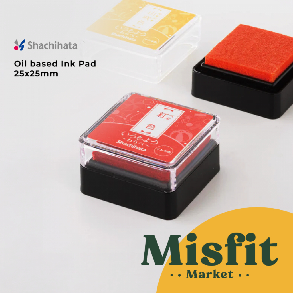 

Shachihata HAC-S1 Iromoyo Warabe Oil Based Color Ink Pad 25x25 mm Stamp Stempel Warna Jurnal